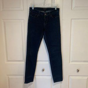 BR Dark wash straight leg jeans